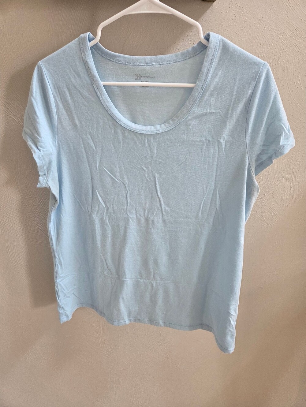 No Boundries Lt Blue Top